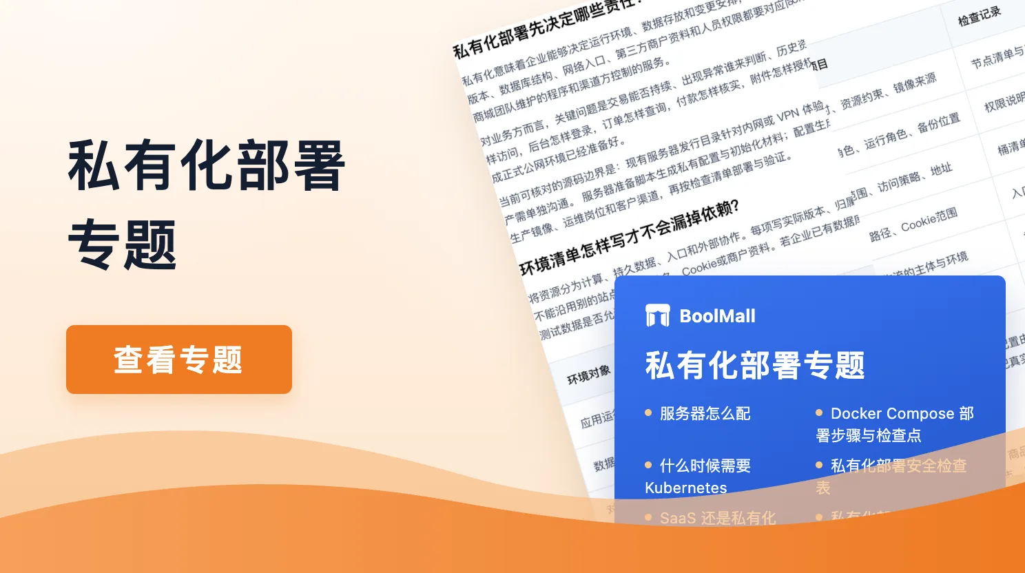 《商城系统私有化部署：从环境到上线的完整流程》封面